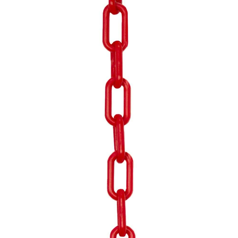 Mr. Chain 2 in. (#8, 51 mm) x 25 ft. Red Plastic Chain 4 Mr. Chain 2 in. (#8, 51 mm) x 25 ft. Red Plastic Chain - Image 2