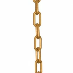 Mr. Chain 2 in. (#8, 51 mm) x 25 ft. Gold Plastic Chain
