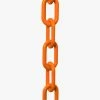Mr. Chain 2 in. (#8, 51 mm) x 10 ft. Orange Plastic Safety Chain -Global Door Controls Shop mr chain chain 50012 10 64 1000