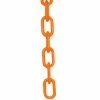 Mr. Chain 2 in. (#8, 51 mm) x 25 ft. Safety Orange Plastic Chain 1 Mr. Chain 2 in. (#8, 51 mm) x 25 ft. Safety Orange Plastic Chain -Global Door Controls Shop mr chain chain 50012 25 64 1000