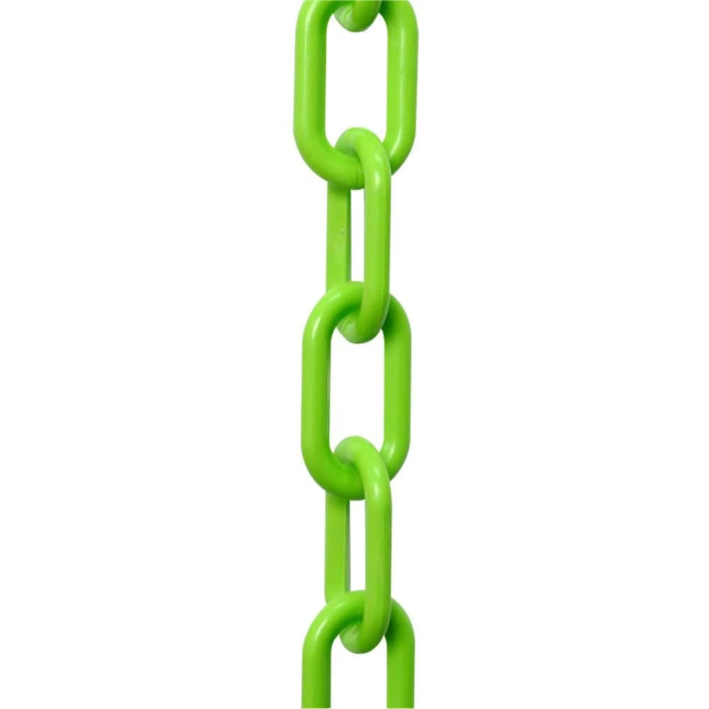 Mr. Chain 2 in. (#8, 51 mm) x 25 ft. Safety Green Plastic Chain 3 Mr. Chain 2 in. (#8, 51 mm) x 25 ft. Safety Green Plastic Chain