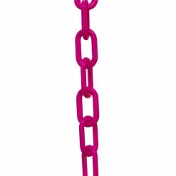 Mr. Chain 2 in. (#8, 51 mm) x 25 ft. Magenta Plastic Chain