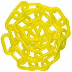 Mr. Chain 2 in. (#8, 51 mm) x 125 ft. Reel Yellow Plastic Chain -Global Door Controls Shop mr chain chain 50102 4f 1000
