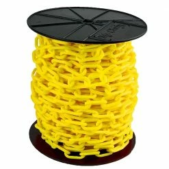 Mr. Chain 2 in. (#8, 51 mm) x 125 ft. Reel Yellow Plastic Chain