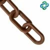 Mr. Chain 2 in. (54 mm) x 25 ft. Brown Heavy-Duty Plastic Barrier Chain -Global Door Controls Shop mr chain chain 51010 25 64 1000