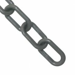 Mr. Chain 2 in. (54mm) x 100 ft. Slate Gray Heavy-Duty Plastic Barrier Chain