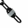 Mr. Chain 2 in. (#8,51 mm) x 25 ft. Black Reflective Plastic Barrier Chain