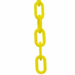 Mr. Chain 3 in. (#10, 76 mm) x 25 ft. Yellow Plastic Chain