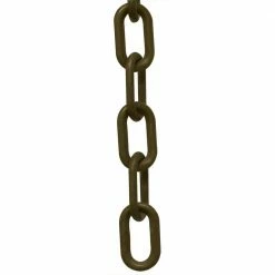 Mr. Chain 3 in. (#10 mm to 76 mm) x 25 ft. Plastic Chain in Khaki Gold