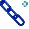 Mr. Chain 3 in. (#10, 76 mm) x 25 ft. Traffic Blue Plastic Barrier Chain -Global Door Controls Shop mr chain chain 80026 25 64 1000