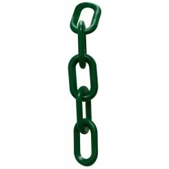 Mr. Chain 3 in. (#10 mm to 76 mm) x 25 ft. Plastic Chain in Evergreen