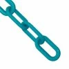 Mr. Chain 3 in. (#10, 76 mm) x 25 ft. Turquoise Plastic Barrier Chain -Global Door Controls Shop mr chain chain 80056 25 64 1000