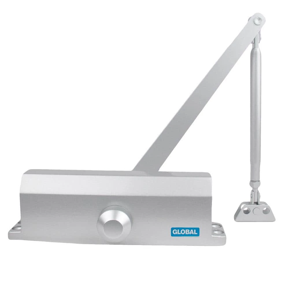 Global Door Controls Commercial Door Closer in White - Size 3 3 Global Door Controls Commercial Door Closer in White - Size 3