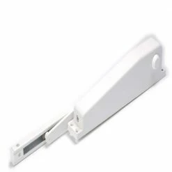 Global Door Controls Residential Hold Open Mini Door Closer in White